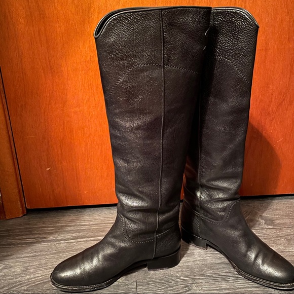Chanel CC Black Riding High Boots size 39 - Picture 5 of 16